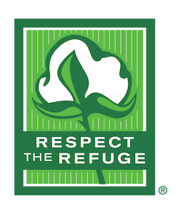 respect refuge cotton logo